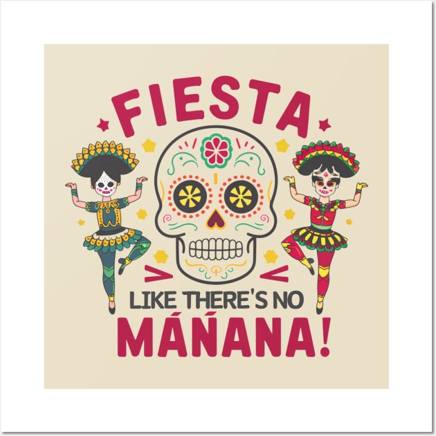 "Viva Cinco: Fiesta Like There's No Mañana" Wall Art by TRACHLUIM